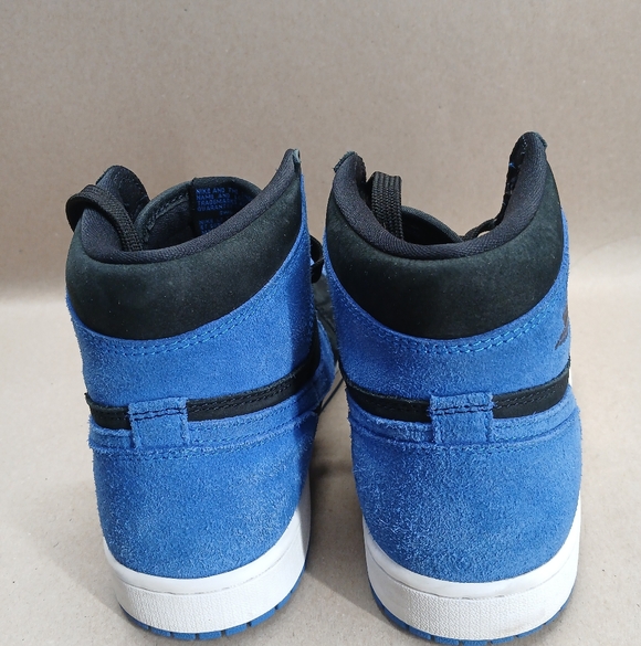 Nike Air Jordan Black and Blue High-Top Sneakers main image 10